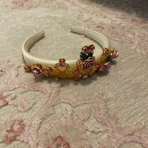 Dolce and Gabana crown headband